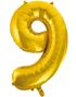 JUMBO Gullfarget Tallballonger 0-9 - 86 cm