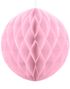 Lys Rosa Honeycomb Ball VELG STØRRELSE 10-40 cm