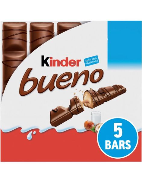 5-Pack Kinder Bueno Sjokolade 107,5 gram