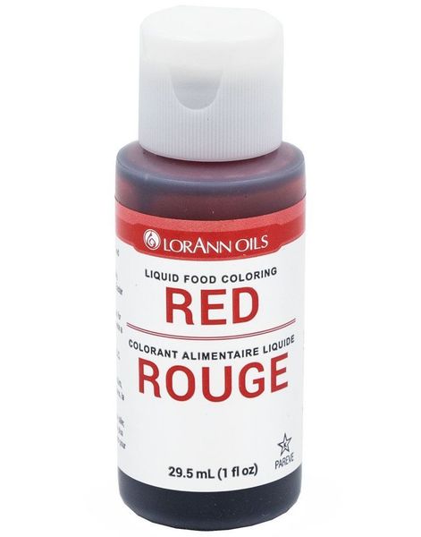 LorAnn Rød Flytende Matfarge - 29,5ml