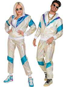 80-talls Holografisk Grilldress til Voksen