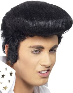Lisensiert Elvis Delux Parykk