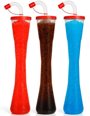 3 stk 400 ml Slushsbeger