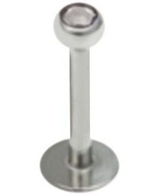 Shiny Stone - 1.2 x 8 mm - Hvit Labret