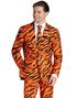 Orange Tigerstripete Dress til Herre - Suitmeister