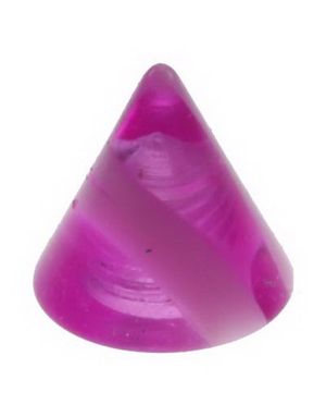 Marble Spike Purple - 3 mm Akrylkule til 1,2 mm stang