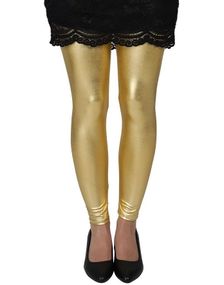 Metallisk Leggings - Gullfarget