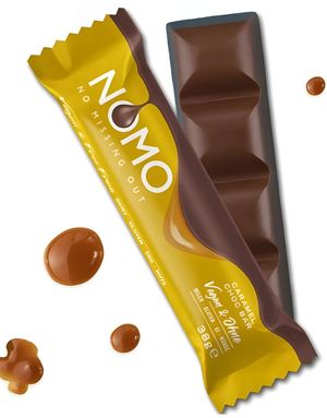 Nomo Caramel - Vegansk Sjokoladebar med Karamel 38 gram