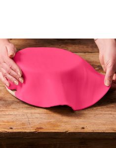 FunCakes Fondantlokk - Hot Pink / Rosa 430 gram