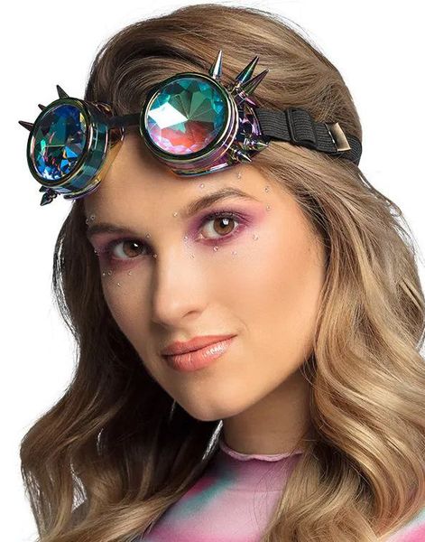 Party Steampunk Goggles med Nagler