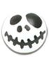 Jack Skellington Head - Hvit og Svart Akrylkule