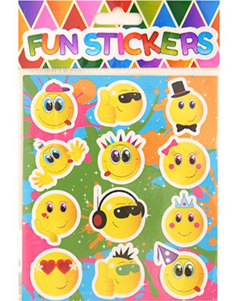 12 stk Emoji Klistremerker