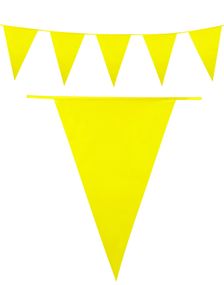 Gult Banner med Store Vimpel Flagg 10 meter 