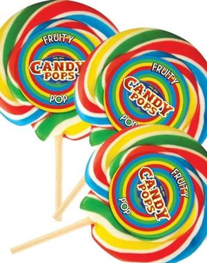 30 stk Fruity Pops - Store Håndlagde Kjærligheter på Pinne med Fruktsmaker 75 gram - Hel Eske 2250 gram