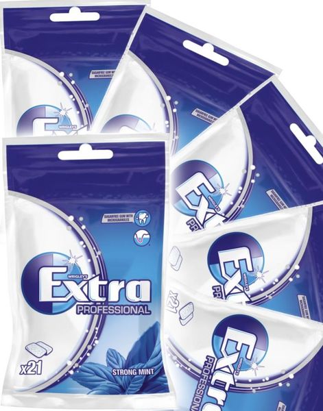 30 stk Selvlukkende Poser med Extra Professional Strong Mint - Hel Eske 870 gram