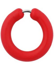 Silikon Red Circle - Fake Piercing