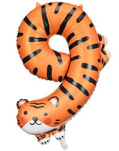 9-Tallet Tiger Folieballong
