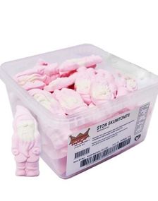 1 kg Ekstra Stor Boks med Store Skumnisser /Juleskum