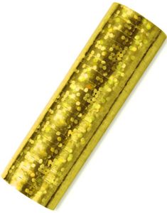 1 stk Gullholografisk Foliert Serpentinbånd