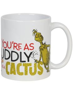 "You're as Cuddly as a Cactus" Krus med Grinchmotiv