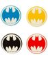 4 stk Batman Viskelær med Penal