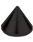 Metallic Point - Svart Dermal Anchor Kule