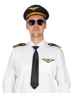 Pilot Kostymesett i 6 Deler