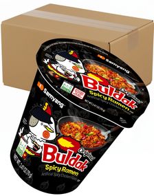 30 stk Samyang Buldak Hot Chicken Ramen Cup - Hel Eske 2,1 kg (Korea)