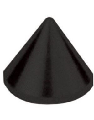 Metallic Point - Svart Dermal Anchor Kule