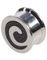 Carbon Fiber Round and Round Piercing Plugg