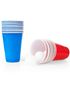 Beer Pong Sett med 4 Baller og 24 Kopper