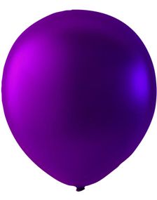 100 stk 23 cm MEGAPACK - Lilla Metallic Ballonger