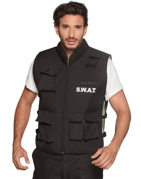 SWAT Kostymevest til Voksne med Lommer