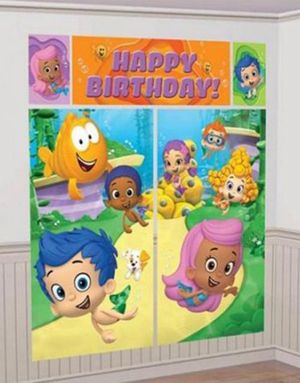 Bubble Guppies Bursdag Scene Setter 165 cm x 190 cm