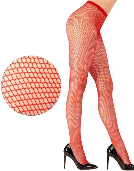 Sexy Rød Nettingstrømpebukse