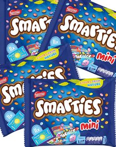 16 stk Poser Smarties Mini med 11 stk Små Esker i Hver - Hel Eske