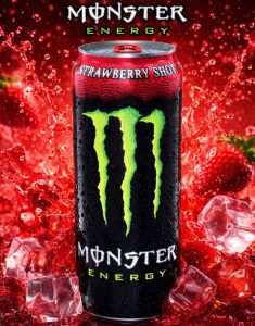 Monster Energy Strawberry Shot 473 ml (USA Import)