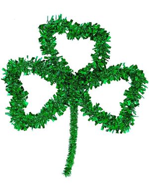 St. Patrick's Day Shamrock/Trekløver Dekorasjon 29x35 cm