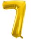 Tallet 7 - Gullfarget JUMBO Folieballong 86 cm