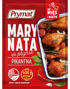 Spicy Liquid Marinade - Flytende Sterk Marinade til Kjøtt og Grønnsaker - PRYMAT 75 gram (Polen)
