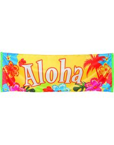 Aloha Banner 220x74 cm - Hawaii Sunset