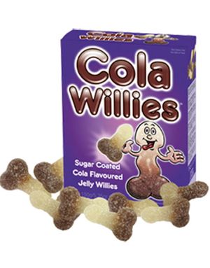 Stor eske med Cola Willies - 150 gram Godteri