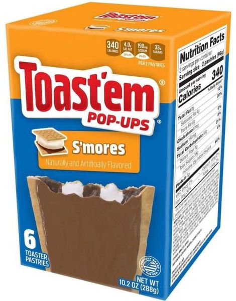 6 pk Toast'em Pop-Ups S'mores 288 gram (USA Import)