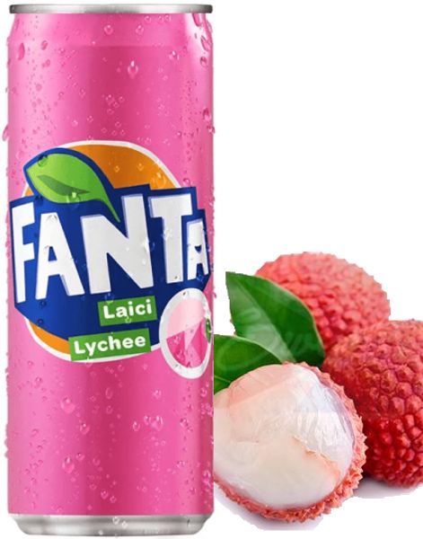 DATOVARE - Fanta Lychee / Kjærlighetsfrukt Smak 320 ml (Malaysia)