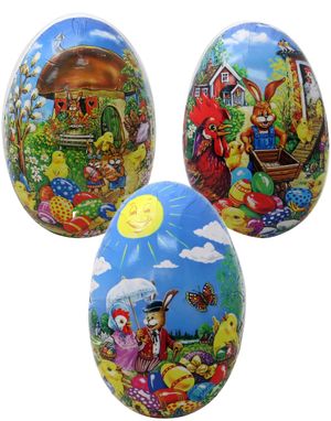 Påskeegg (GIGANTISK 40 cm) med assortert motiv