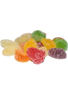 1 kg Jellioo Gummy Fruits - Stor Pose Vingummi Fruktbiter med Forskjellige Frukstsmaker