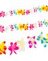 Girlander med Fargerike Hawaii Blomster 3 Meter