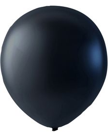 100 stk 13 cm - MEGAPACK - Svart Metallic Små Ballonger