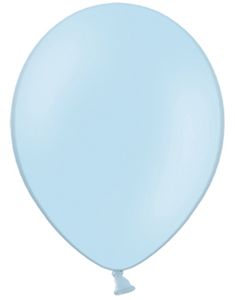 100 stk 13 cm - MEGAPACK - Baby Blå Små Ballonger