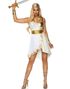Grecian Goddess - Gullfarget Gresk Gudinne Damekostyme